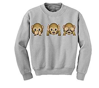 Suéters con emoji manga larga