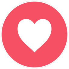 Emoji corazón sin relleno