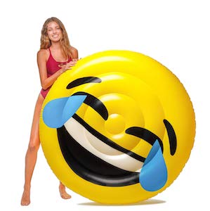 flotadores de emojis